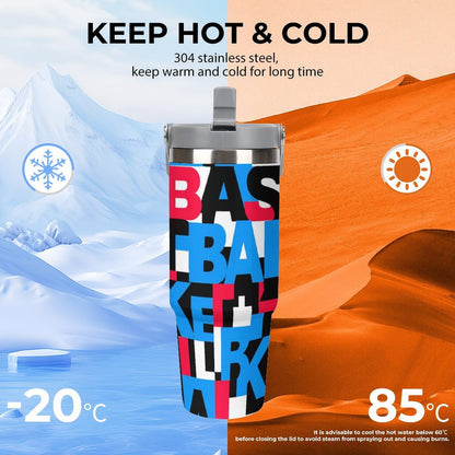 Block Party Tumbler - Red/Blue