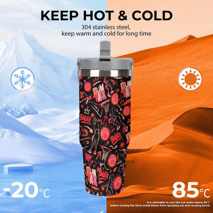 Sketchbook Tumbler - Black/Red