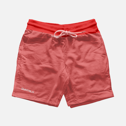 Duntalk Premium Basketball Mid-Shorts - Red Solid