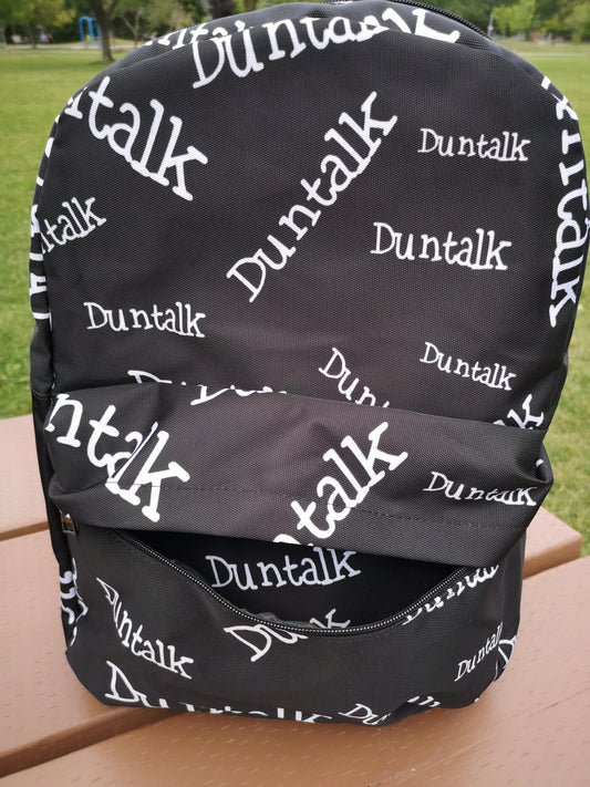 Duntalk "Signature" Black  Backpack - Large Printify