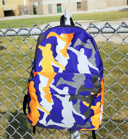 Duntalk "Head Top" Basketball Backpack - Purple Large