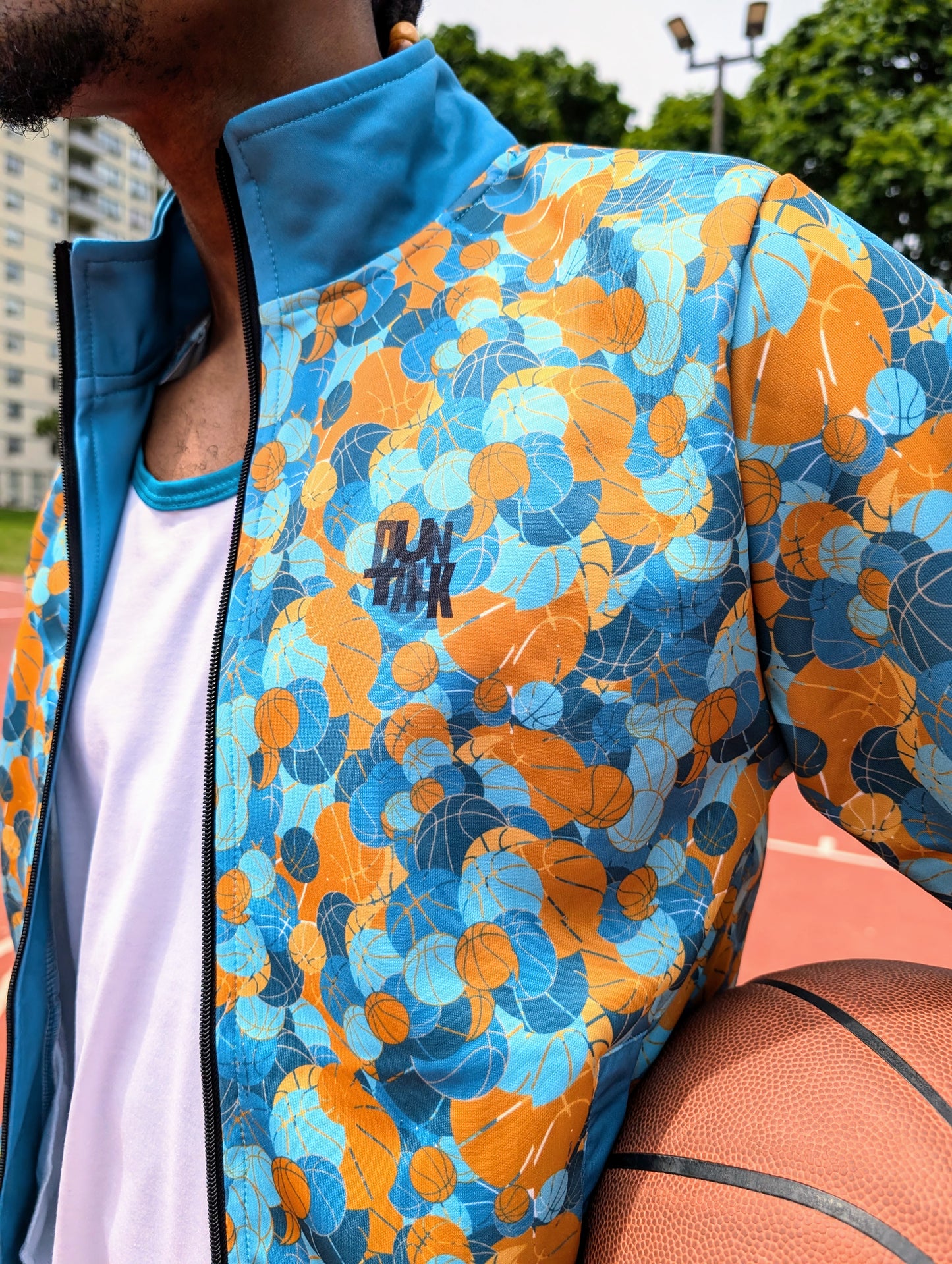 Duntalk "From The Logo" Basketball Track Jacket - Large Subliminator