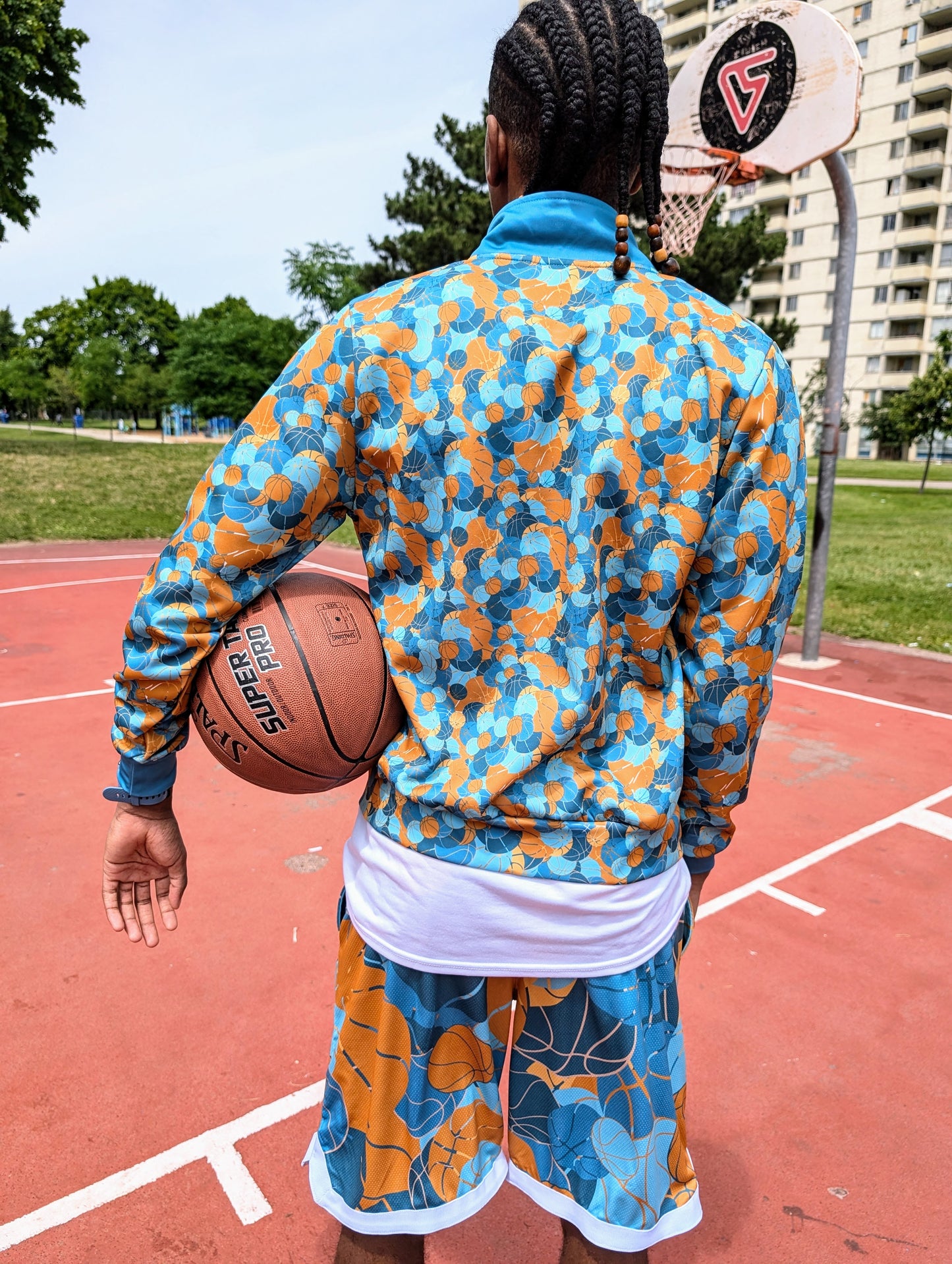 Duntalk "From The Logo" Basketball Track Jacket - Large Subliminator