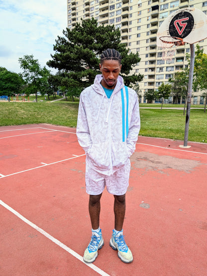 Duntalk "Splash" Basketball Zip-Up Hoodie