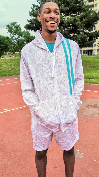 Duntalk "Splash" Basketball Zip-Up Hoodie