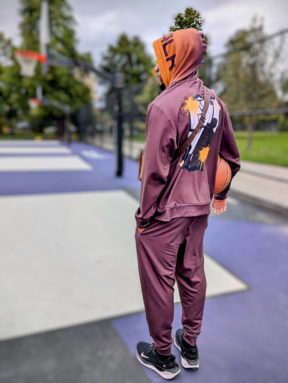 Tournament Adult Jogger - Burgundy
