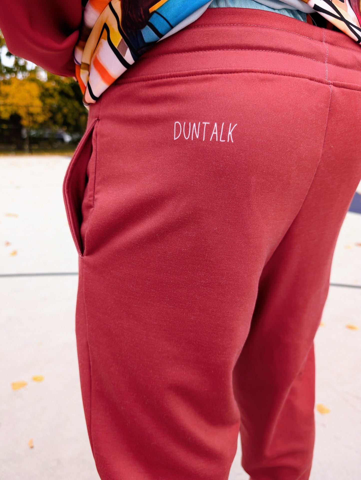 Duntalk "One Stop" Basketball Adult Joggers - Mauve