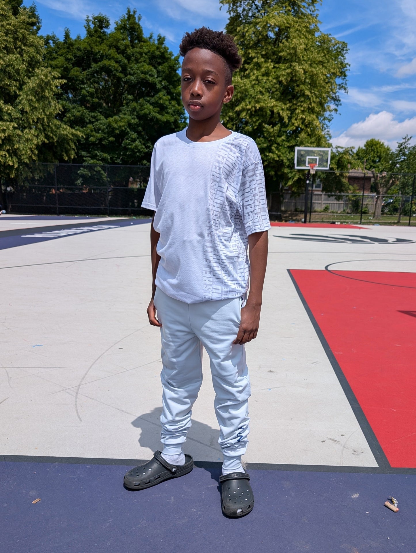 "Paint" Youth Joggers - Green