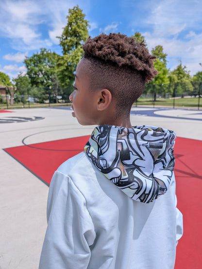 "Paint" Basketball Adult Hoodie