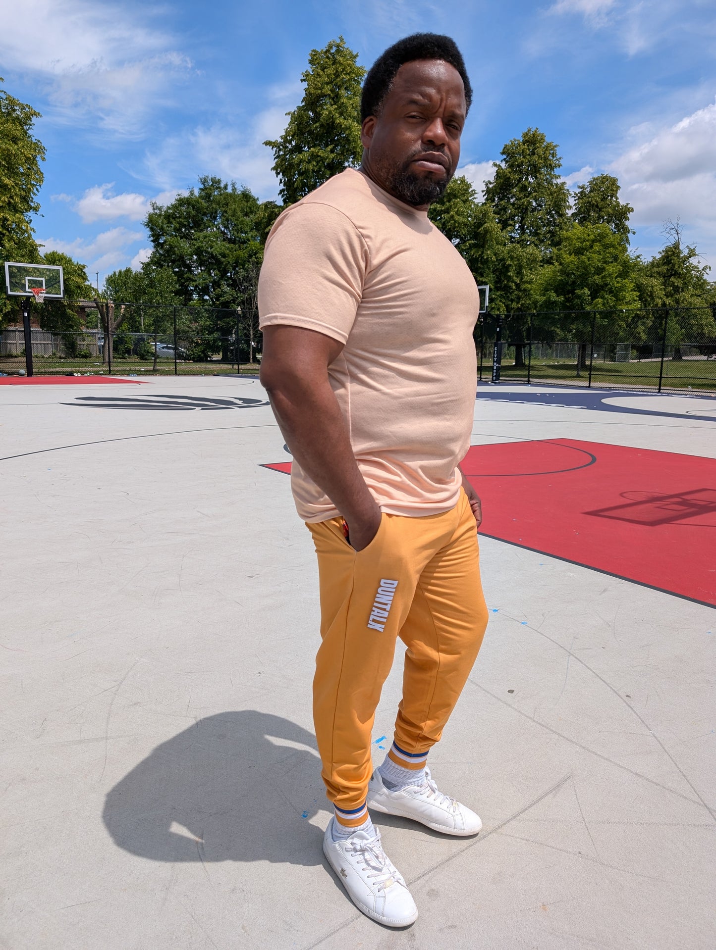 "Paint" Adult Jogger - Mustard