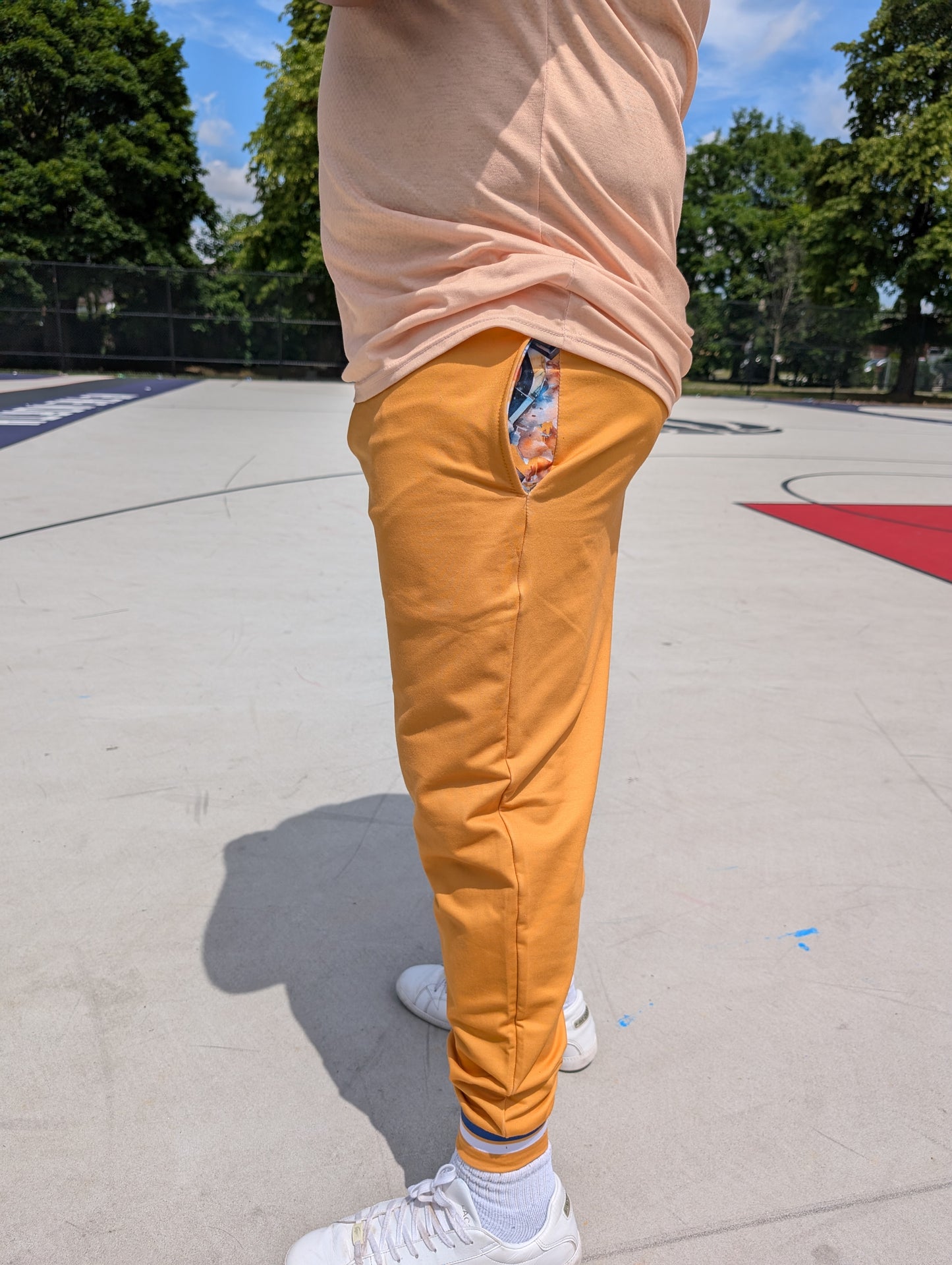 "Paint" Adult Jogger - Mustard