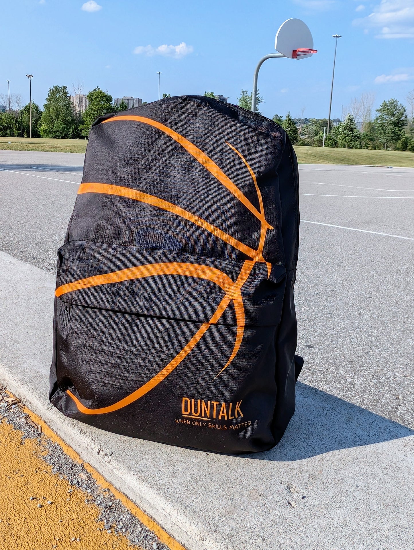 "Stripes" Basketball Backpack - Large