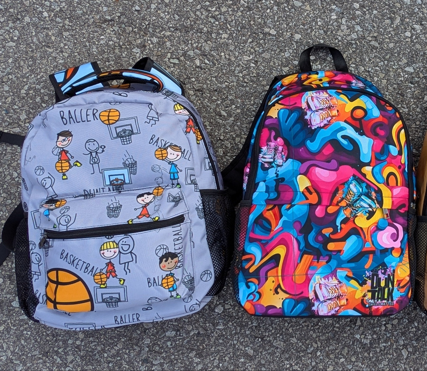 "Doodle" Basketball Backpack - Child