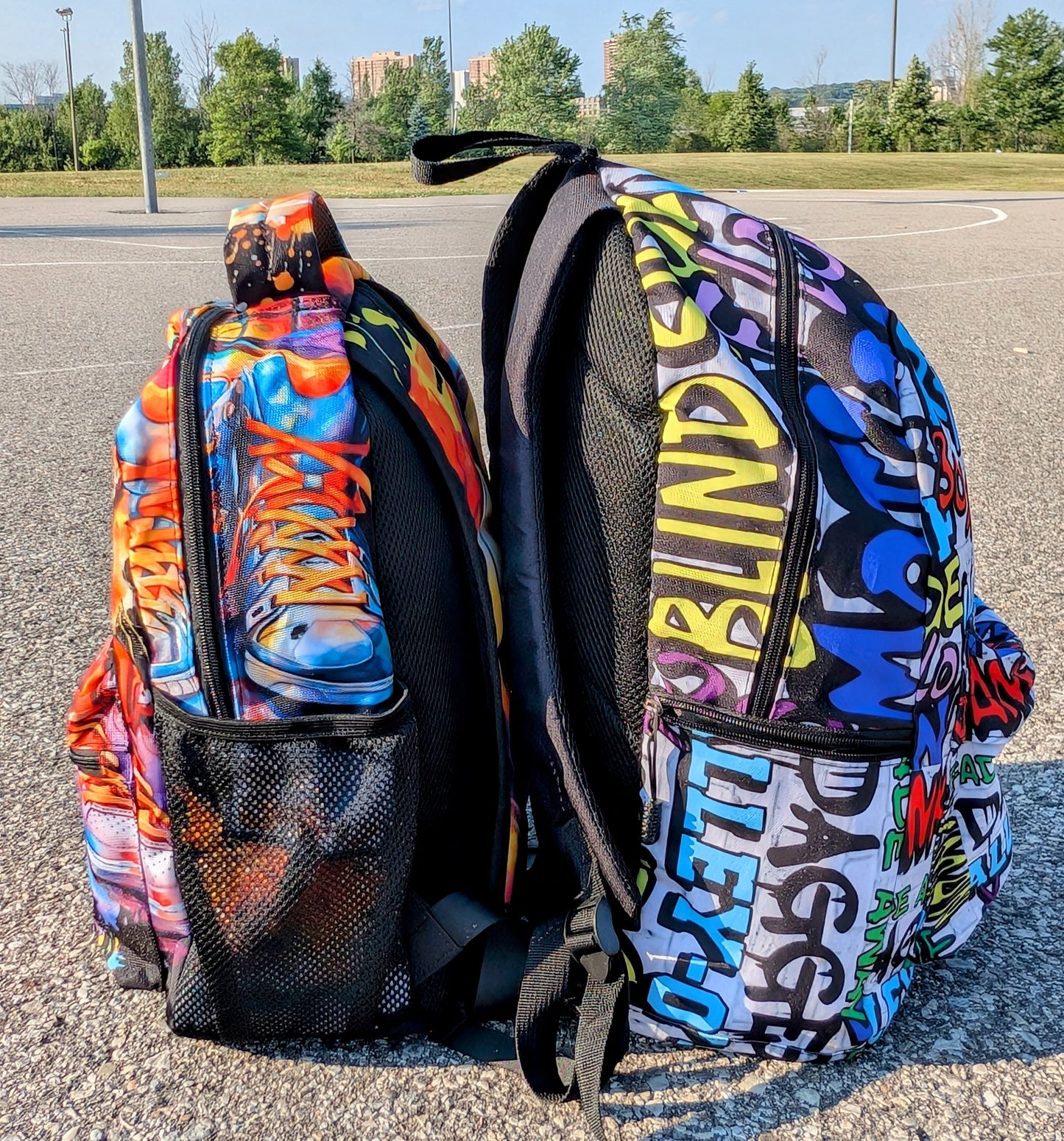 "Paint" Child Backpack - Net
