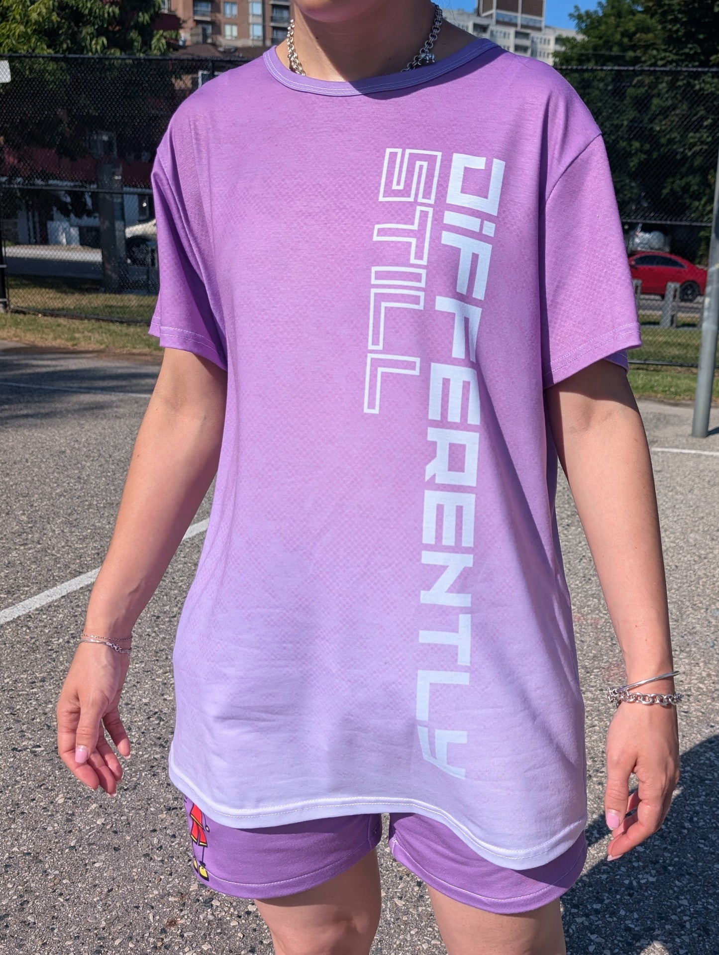"Outside" Women's T-Shirt - Purple