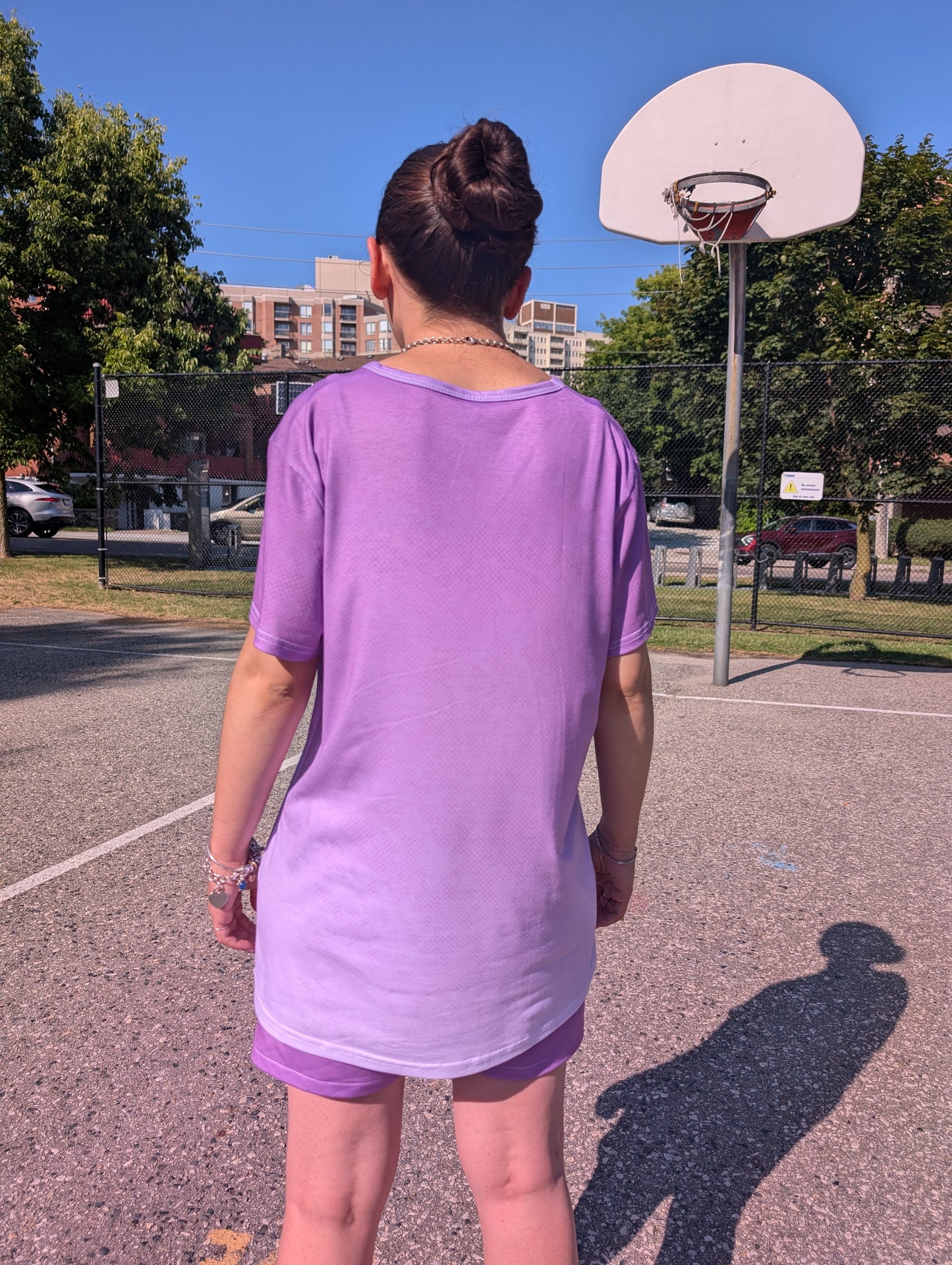 "Outside" Women's T-Shirt - Purple