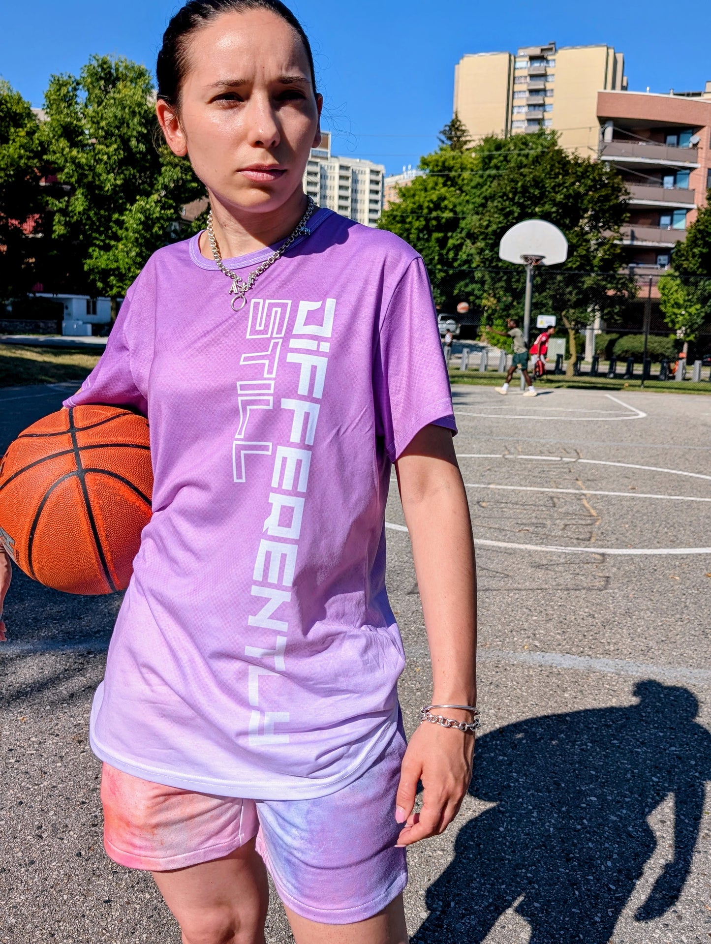 "Outside" Women's T-Shirt - Purple