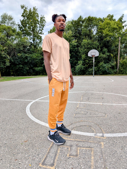 "Paint" Adult T-Shirt - Peach