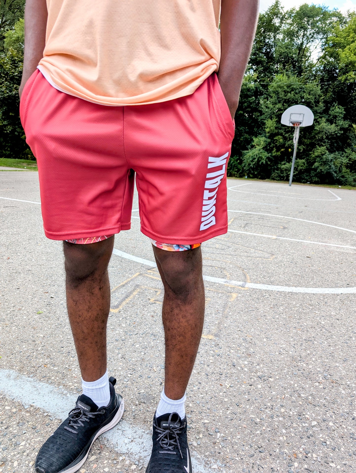 "Paint" Men's 2-in-1 Shorts