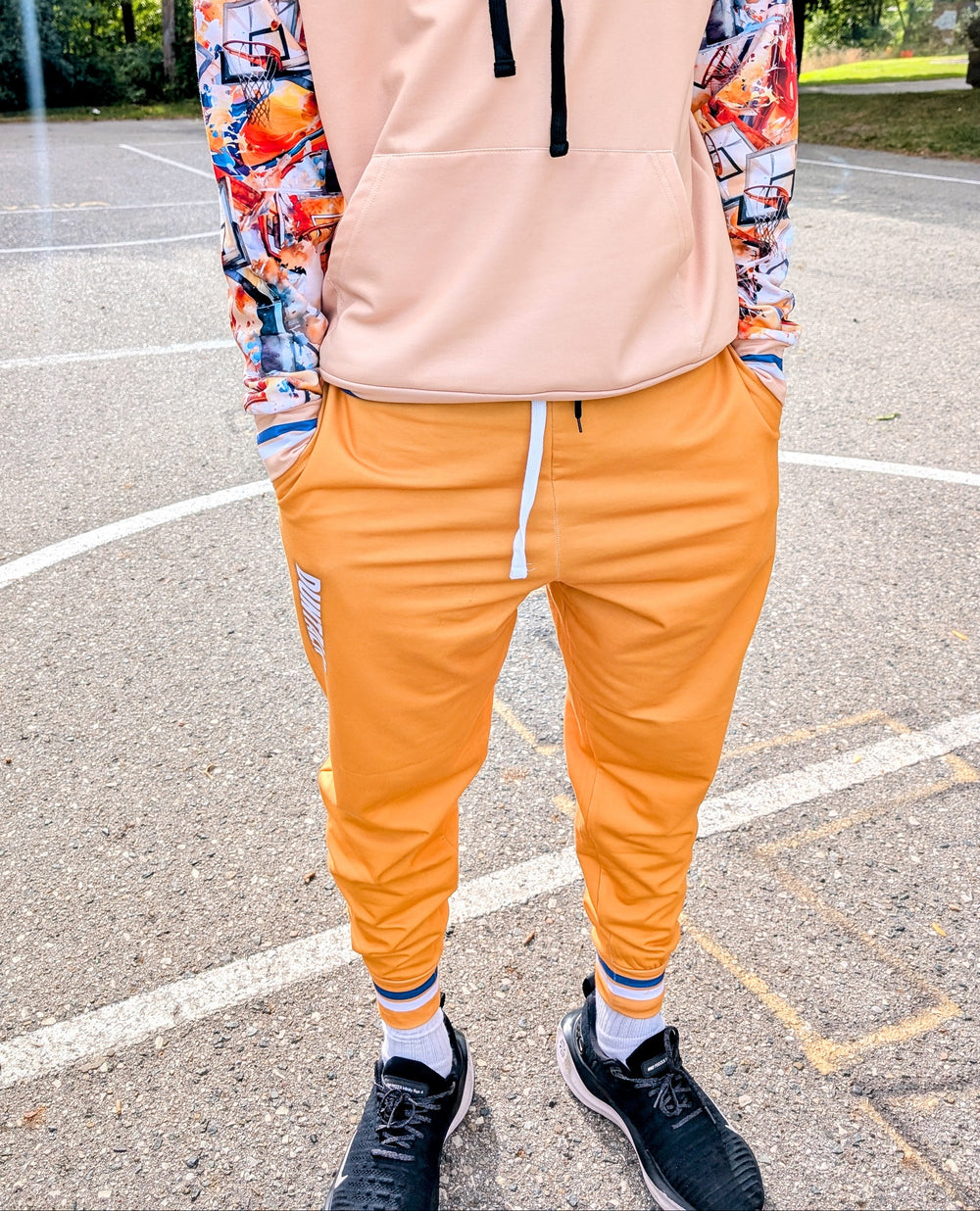 Paint Adult Jogger - Mustard