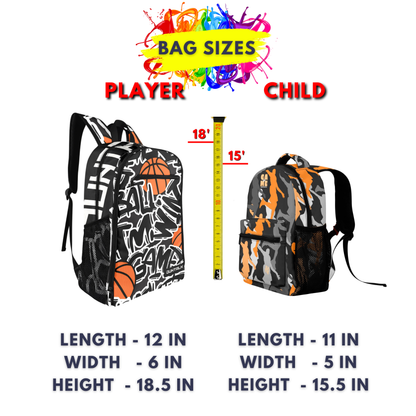 Shifted Youth Backpack  - Blue 2 Sizes