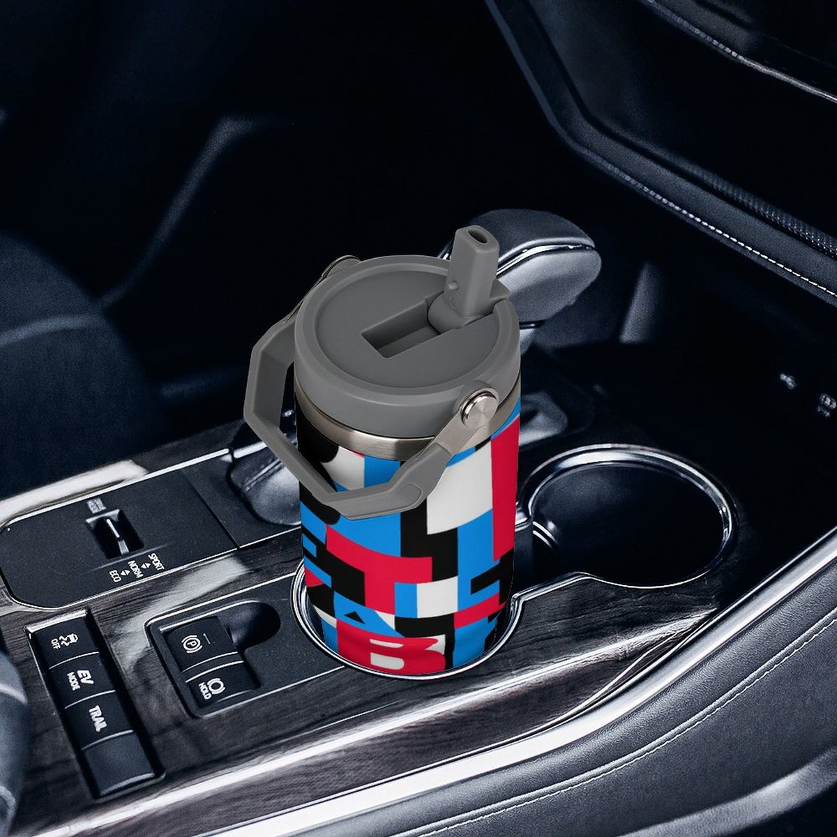 Block Party Tumbler - Red/Blue