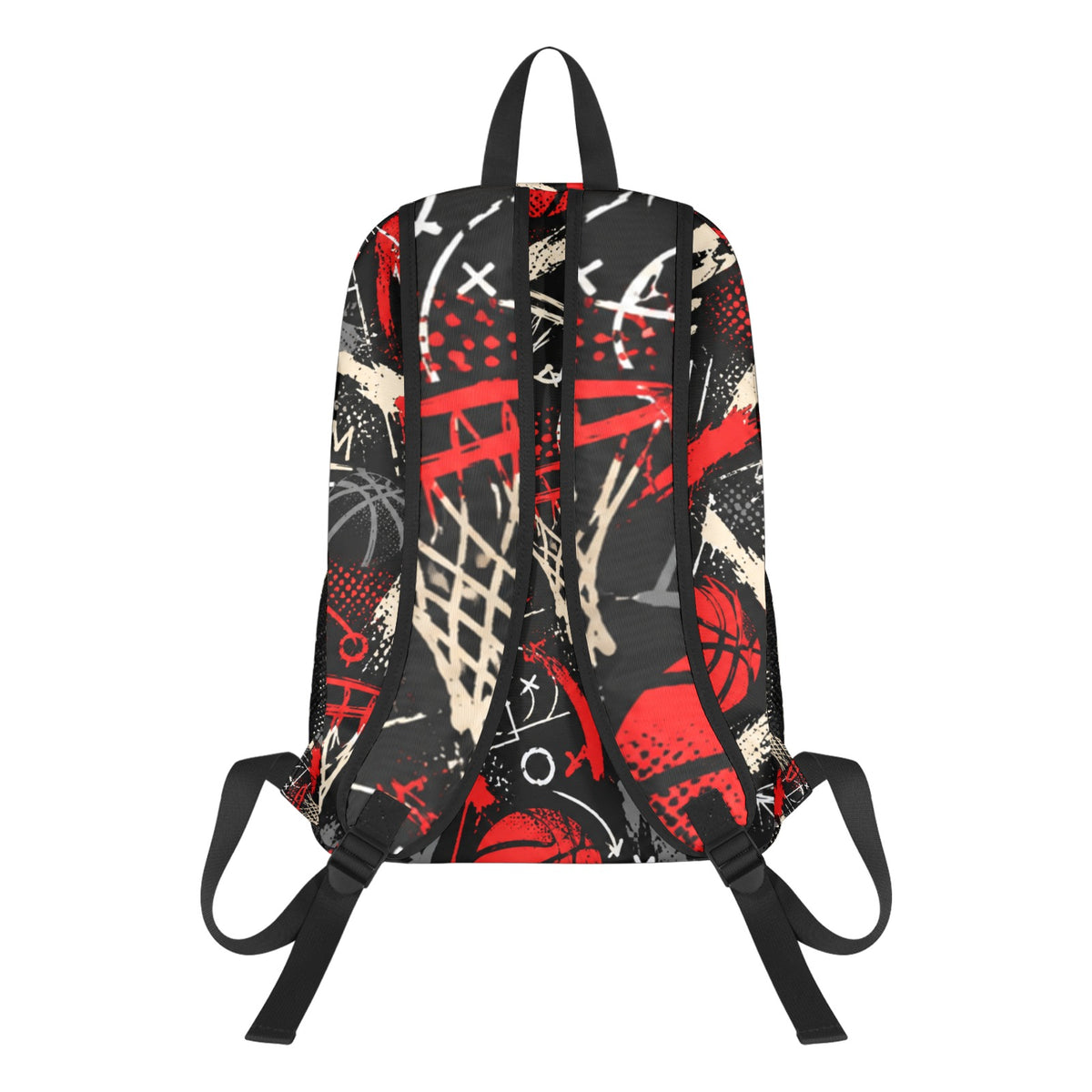 Rim Check Backpack - Large Black/Red