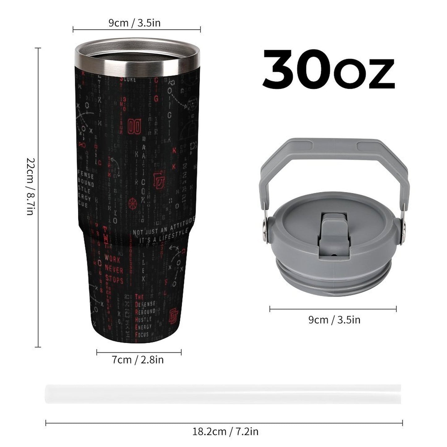 Customizable Tumbler - Black