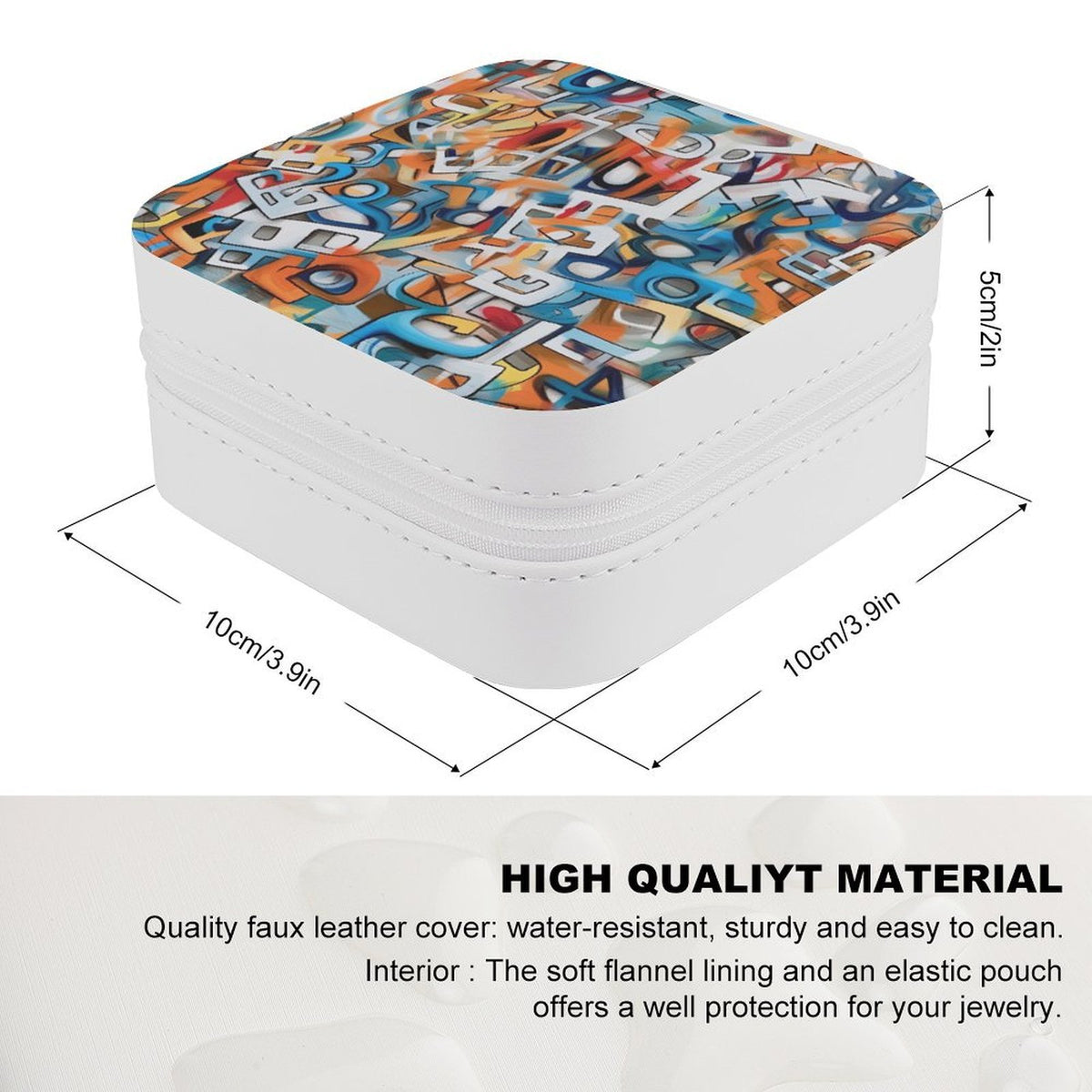 Practice Drip Lock Jewelry Box - Orange