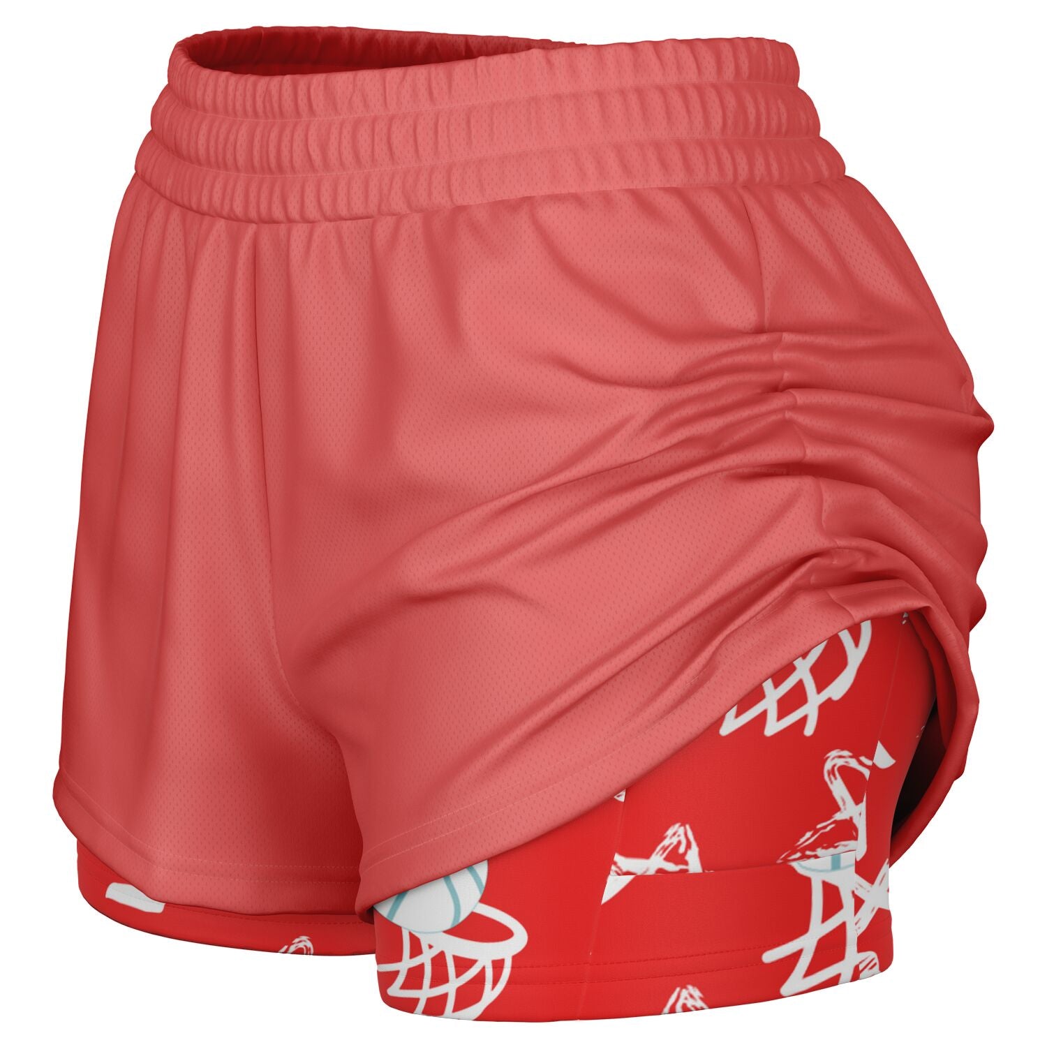 Duntalk "Da Gyal Dem" 2 in 1 Basketball Shorts Subliminator