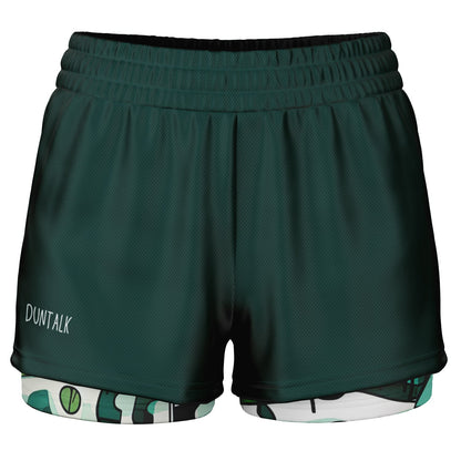 Duntalk "One Stop" Basketball Women's 2-in-1 Shorts - G Subliminator