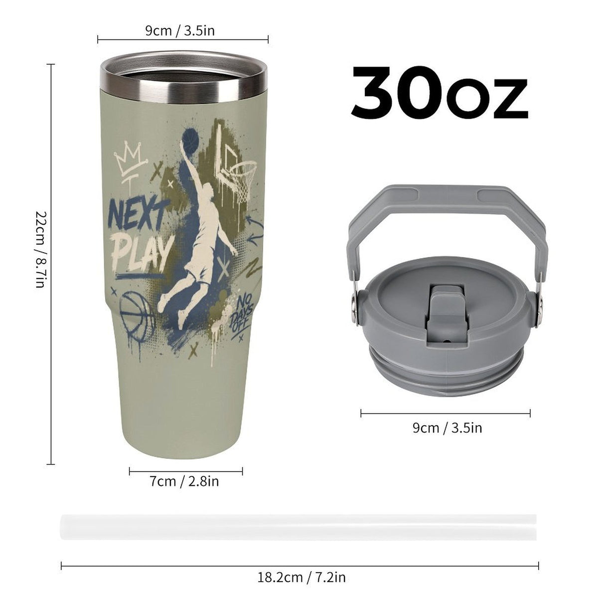 Buckets Tumbler - Sage