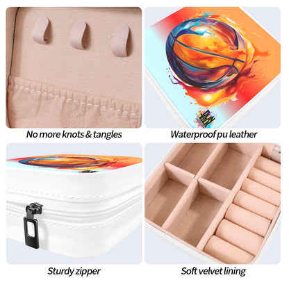 "Paint" Drip Lock Sports Travel Jewelry Box