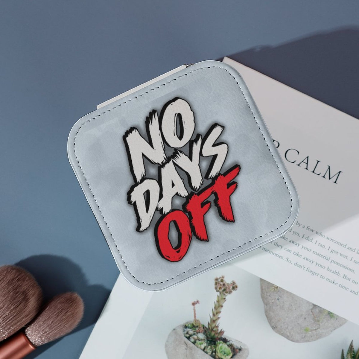 No Days Off Drip Lock Jewelry Box - Sky