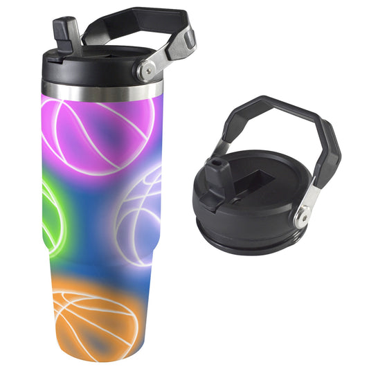 Insulated Water Bottle - Neon Blue