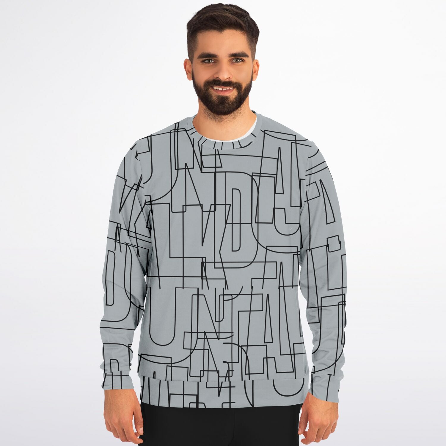 Duntalk "Gridlock" Adult Sweatshirt - Grey Subliminator