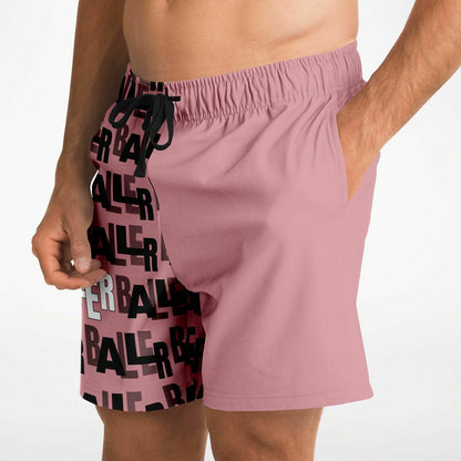 Duntalk "Baller" Basketball Mid Shorts - Black Subliminator