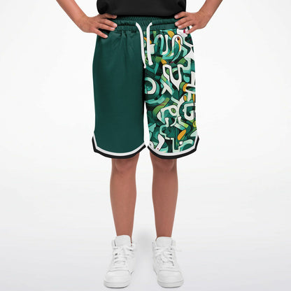 "One Stop" Classic Basketball Shorts