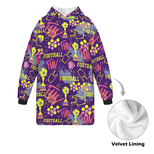 Custom Hooded Blanket for Players of any sport