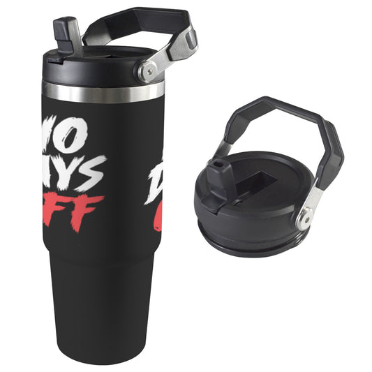 Insulated Water Bottle - No Days Off Black