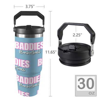 Insulated Water Bottle - Baddies Blue