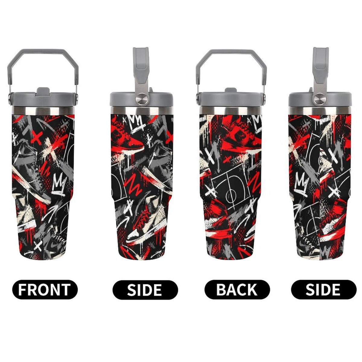 Kicks Tumbler - Black/Red