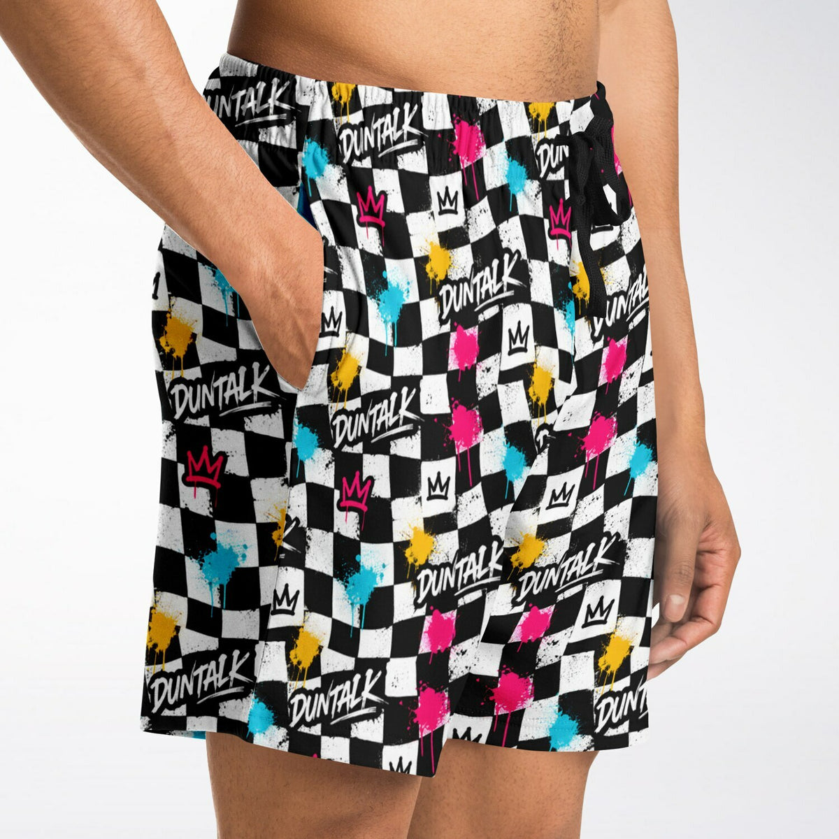 Check Mate Mid Shorts