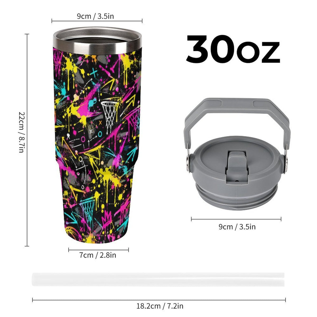 Neon Tumbler - Black