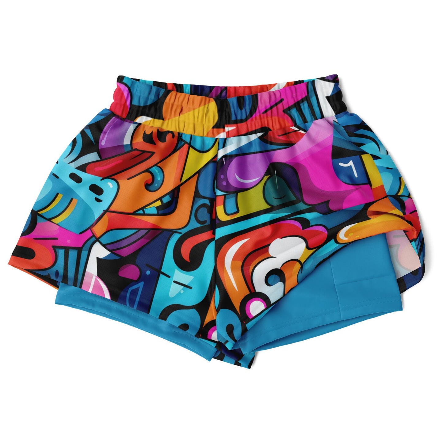 One Stop Basketball Women's 2-in-1 Shorts - Reverse