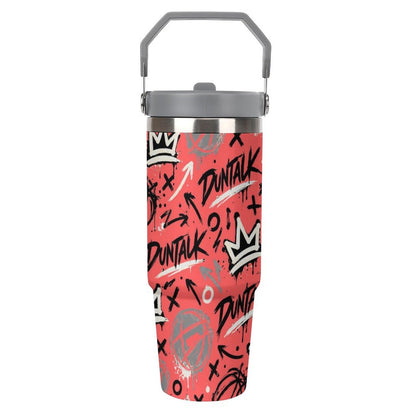 Crown Graffiti Tumbler - Coral