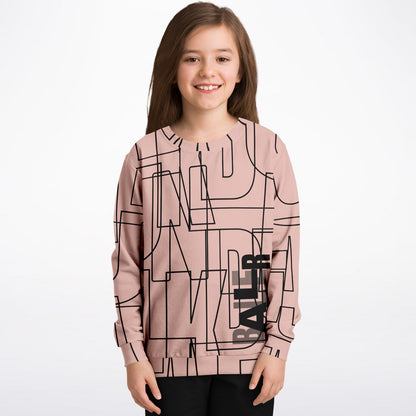 Duntalk "Gridlock" Youth Basketball Sweatshirt – Pink Subliminator