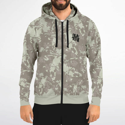 Shifted Zip-Up Hoodie
