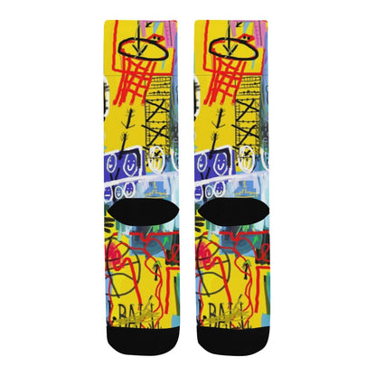 "Hoop Dreams" Basketball Adult Socks