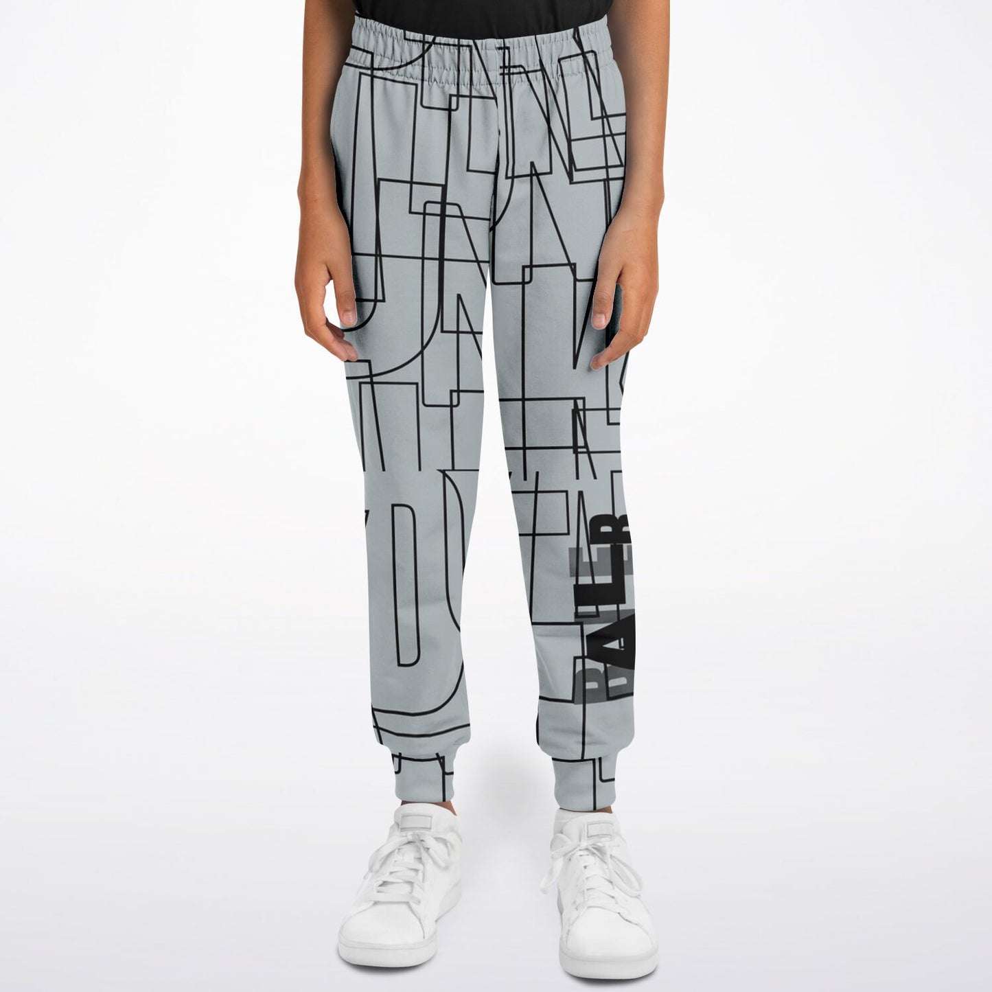 Duntalk "Gridlock" Youth Jogger - Grey Subliminator